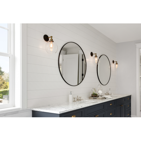 Application image of universal plug AZ/AZK: Mirrors and lamps in the bathroom
