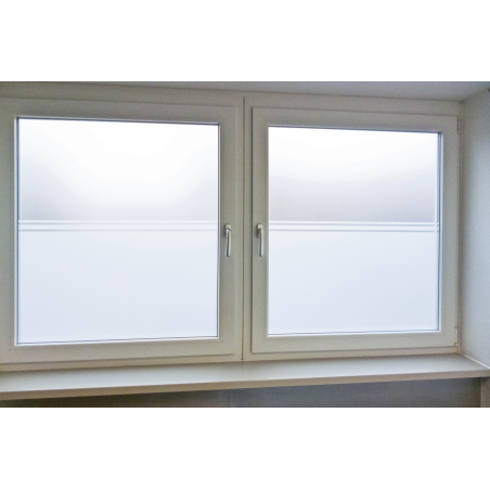 Application image of window frame screw FBS: Two windows with plastic frame