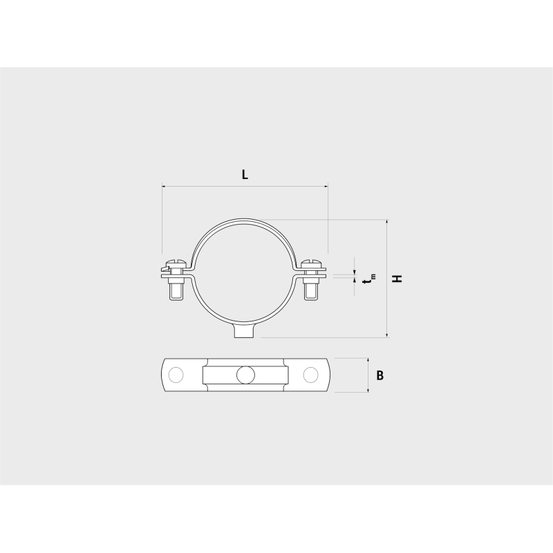 Metal clamp metal clamp 6 large clamp
