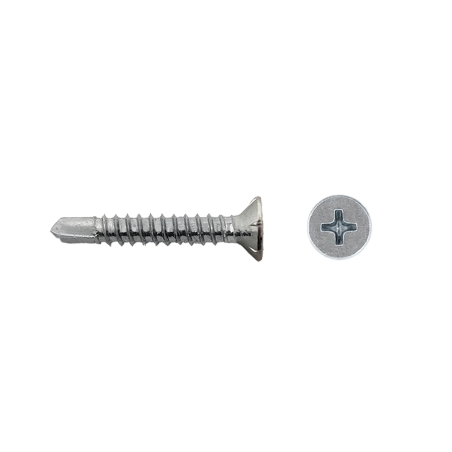 Screw for PVC, selftapping and selfdrilling PVS