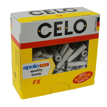 Packaging photo of box 805 plug FX without screw side with viewing window