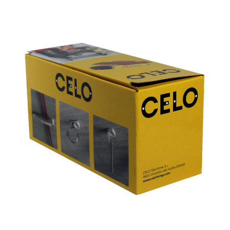 Packaging photo of box Steel nail XHA for FORCE ONE / FORCE ONE+ gas nailer length 38 mm back side