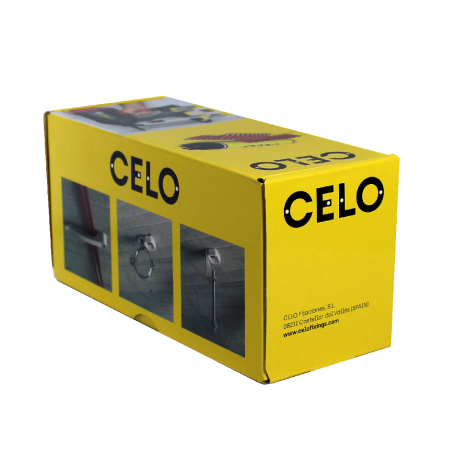 Packaging photo of box Steel nail XHA for FORCE ONE / FORCE ONE+ gas nailer length 27 mm back side