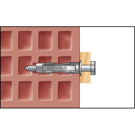 Mounting image FX 7 hex-head screw