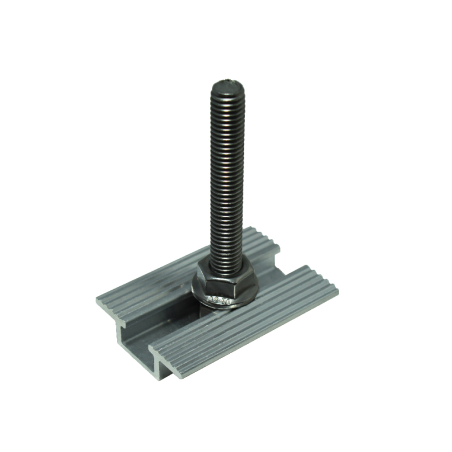 Solar kit for sheet metal roofs