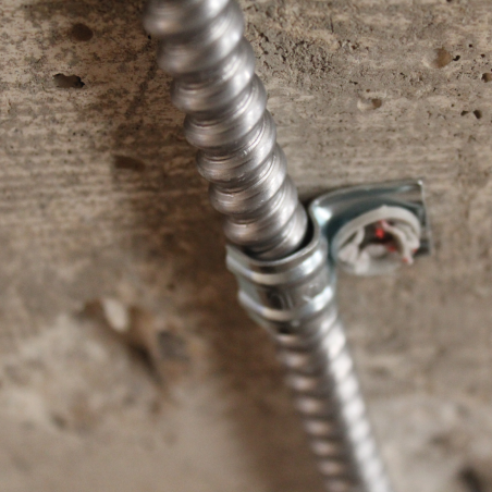Application Image Nailing Metal Conduit Clip PFT