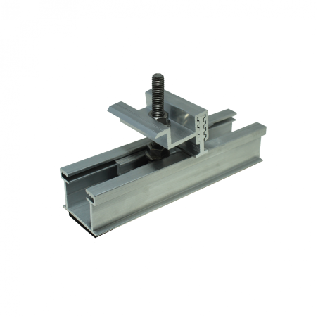 Solar kit for sheet metal roofs