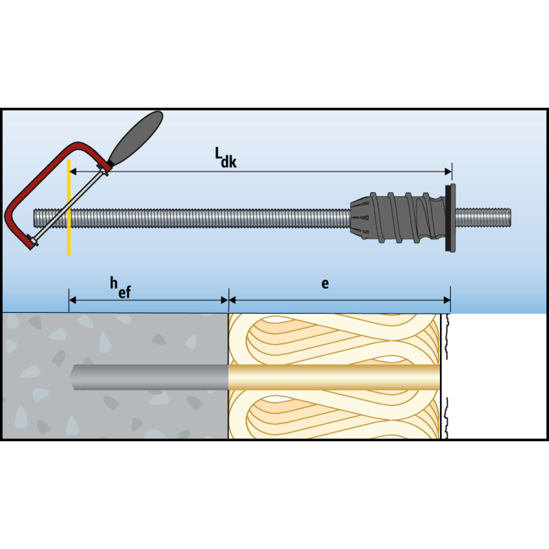 Distance mounting system ResiTHERM® 12