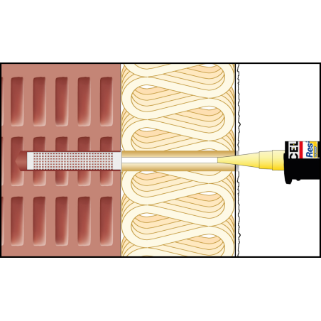Mounting Image ResiTHERM® 12 in Hollow Brick/Masonry 8
