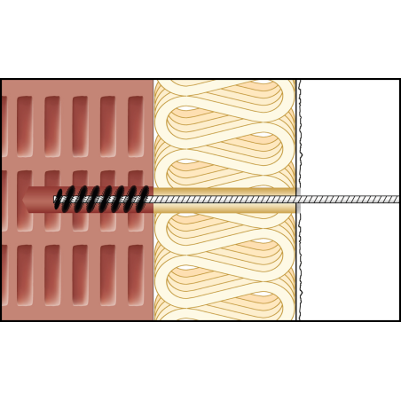 Mounting Image ResiTHERM® 12 in Hollow Brick/Masonry 2