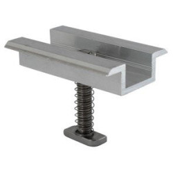 Mid clamps for solar panels