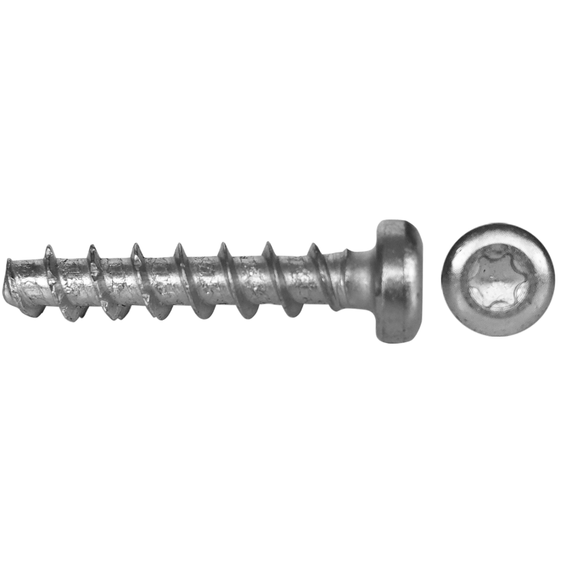 Concrete screw BTS4 PT with pan head direct fixings