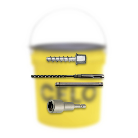 Concrete screw BTS6 H with double internal thread M8 & M10 in big pack