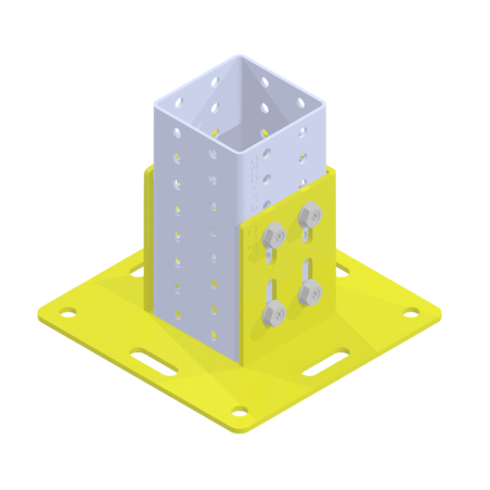 Base support for 100x100 profile, Klimaproof®