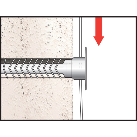 Cable tie wall plug - Made with Nylon
