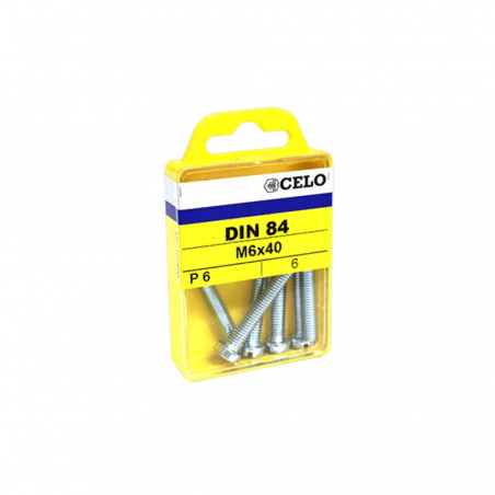 Blister Metric screw DIN 84