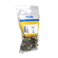 Plastic bag metal clamp M6  L