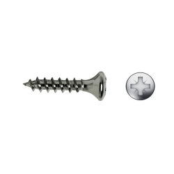 Chipboard screw raised...