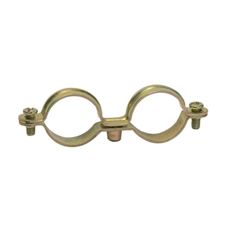 Double metal clamp clamp tube double clamp