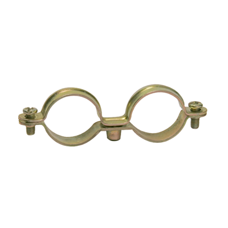 Plastic bag double metal clamp M6 AD