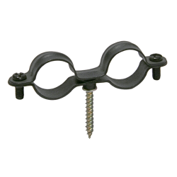 Double metal clamp for gas...