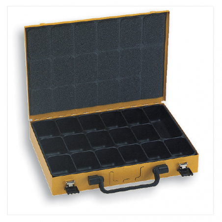 Metal case for screws and plugs