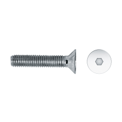 Metric screw DIN 7991