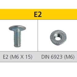 Shelving screw E2
