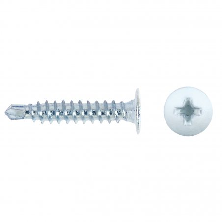 Self-drilling screw extra-flat head CET