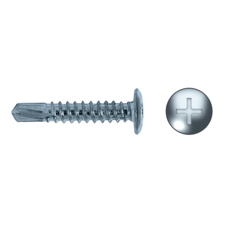 Self-drilling low head screw FST