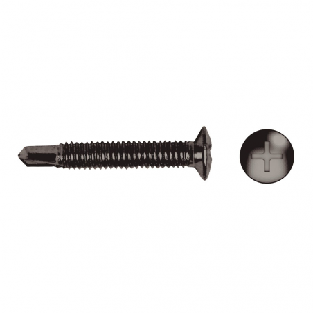 Self-drilling screw thin thread HM