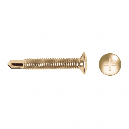 Self-drilling screw thin thread HM