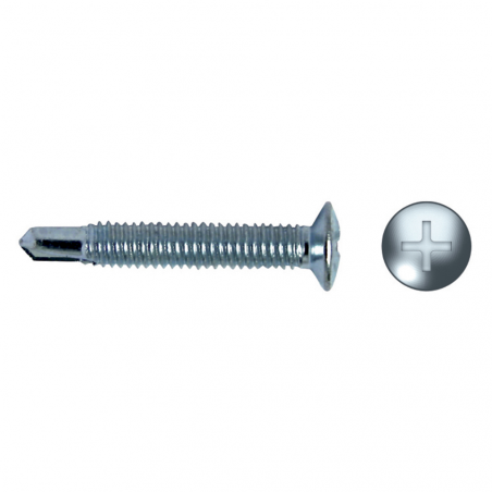 Self-drilling screw thin thread HM