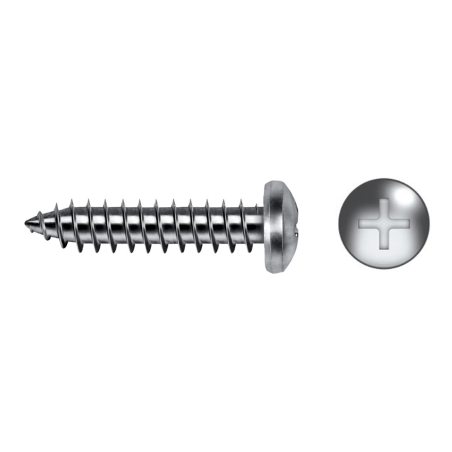 Details about   M1 M8 Self-tapping Round Head Screws 304 A2 Stainelss Steel Anti-rust DIN 7981 