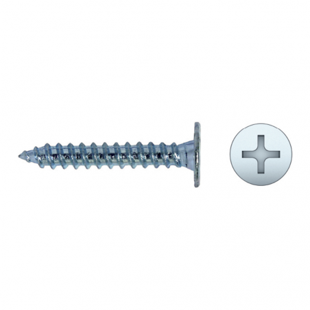 Self-tapping screw extra-flat head CE