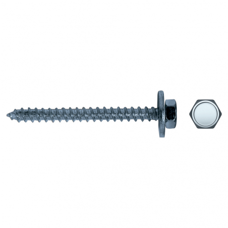 Wood screw with locking washer FTX71