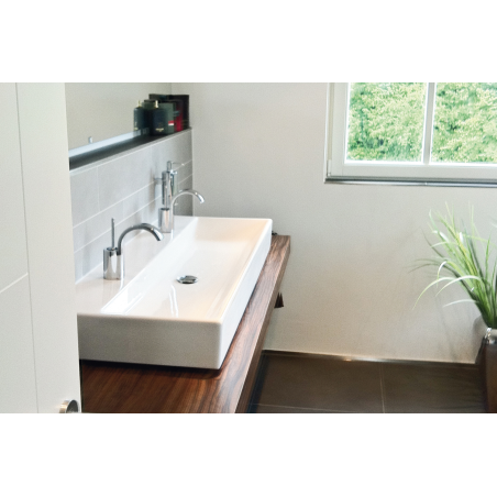 Application image of multi-purpose plug MZ: Washstand with washbasin in the bathroom