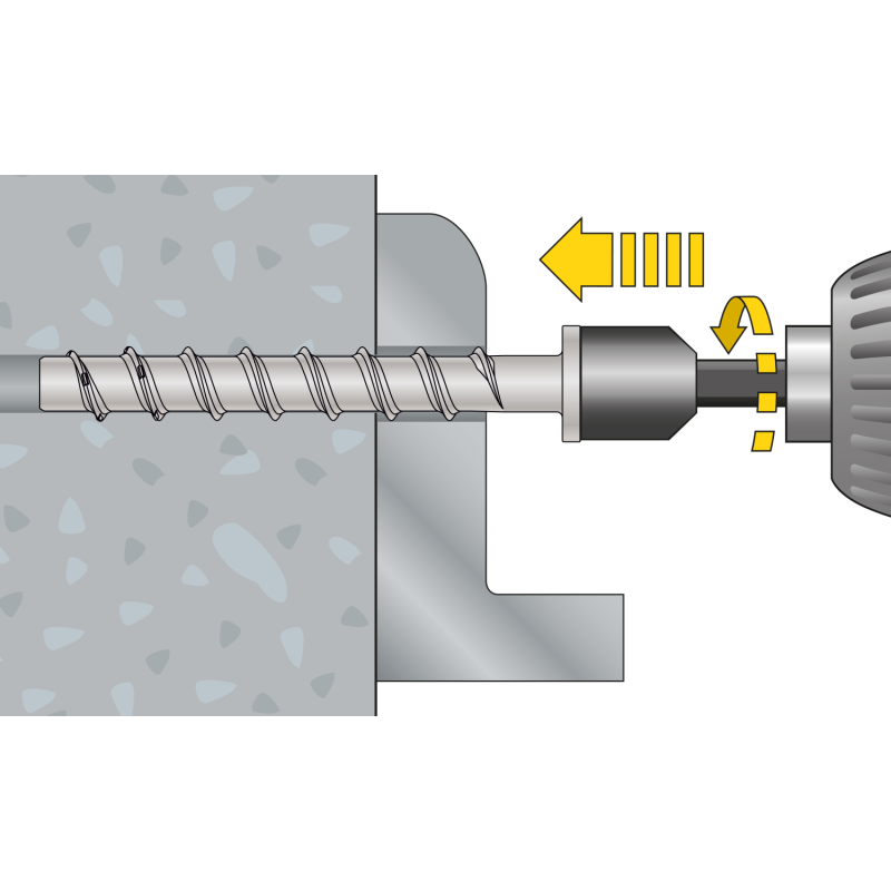 Concrete screw BTSB