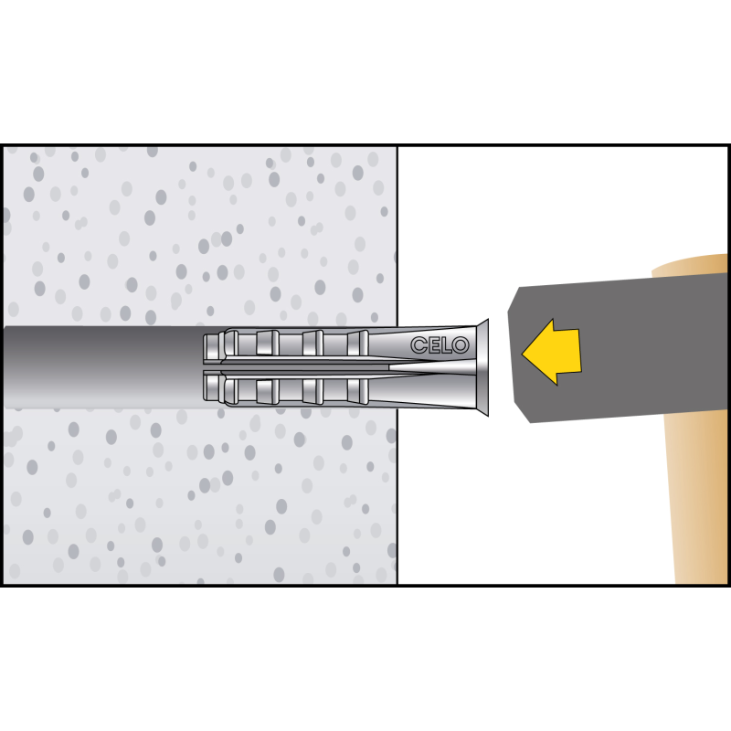 Blister Aerated concrete plug GB