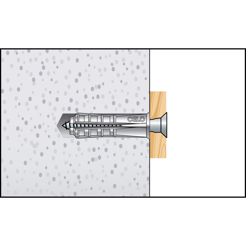 Blister Aerated concrete plug GB