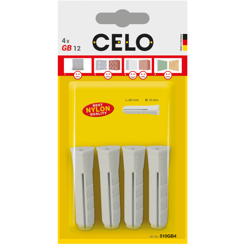 Blister Aerated concrete plug GB