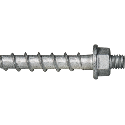 Product image of concrete screw BTS 6 E with hex head with connecting thread