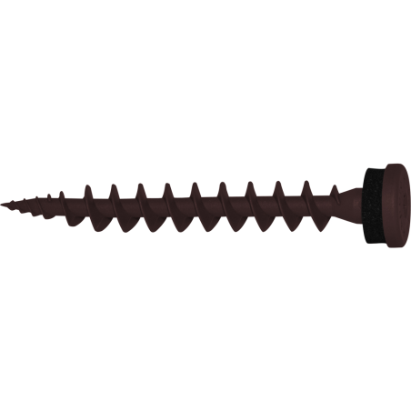 Product image of insulation screw IPS 80 chocolate brown