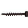 Product image of insulation screw IPS 80 chocolate brown