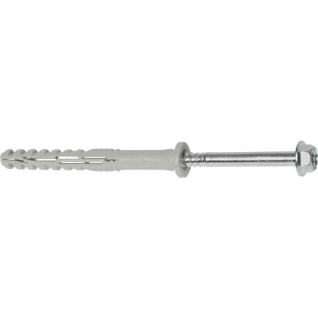 Product image of multifunction frame plug MFR 8 flat rim plug with hex head screw with integral washer, zinc plated Product image of multifunction frame plug MFR 8 flat rim plug with hex head screw with integral washer, zinc plated