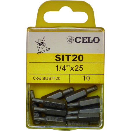 Product image of blister 10x bit SIT20 Product image of blister 10x bit SIT20