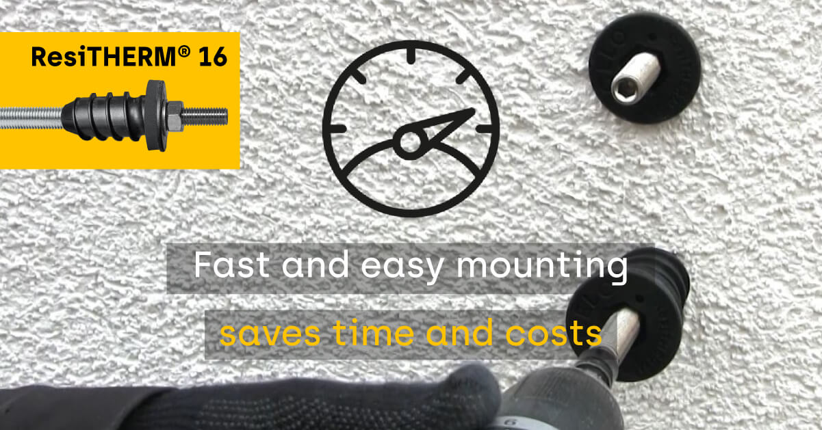 ResiTHERM scores not only in terms of functionality, but also convinces with its quick and easy installation.