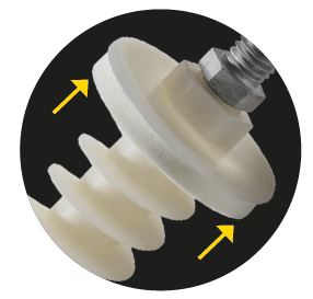 integrated sealing of the ips plug screws