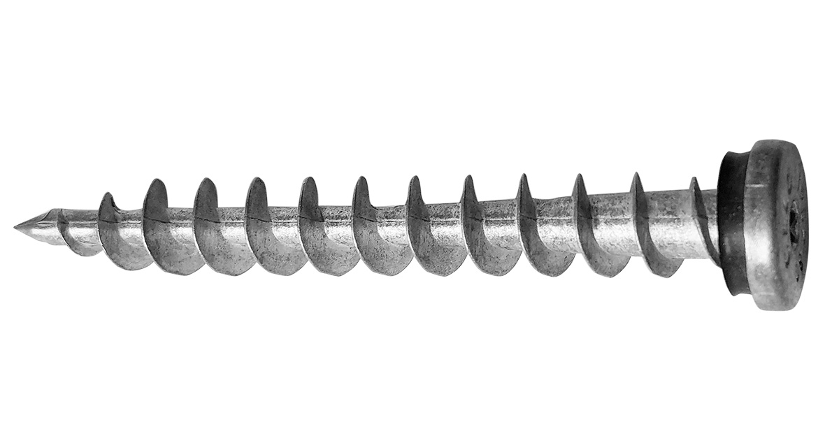 IPSZ 80 zinc die cast screw with EPDM-sealing head