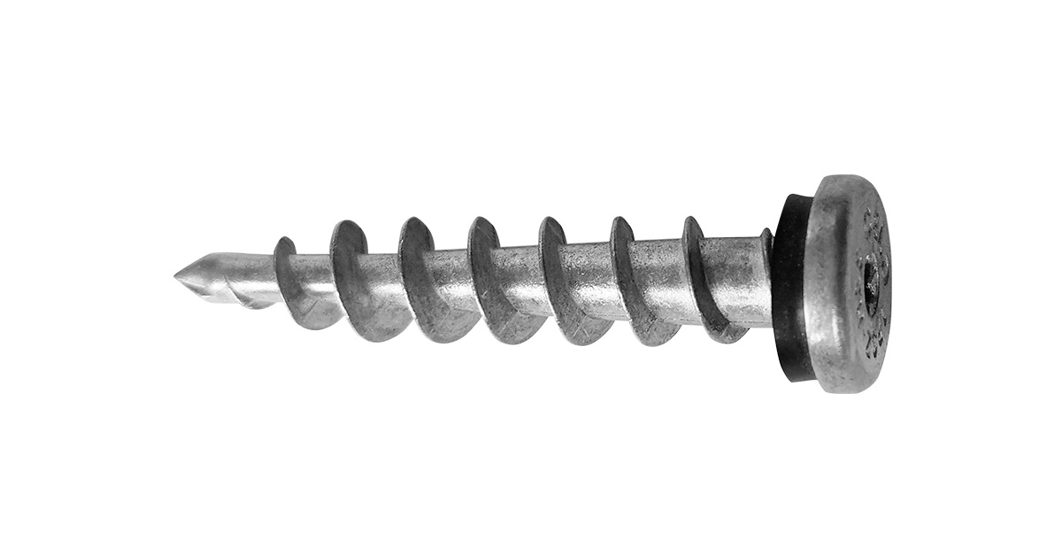 IPSZ-H 55, the zinc die cast insulation screw for wood fibre and perimeter insulation